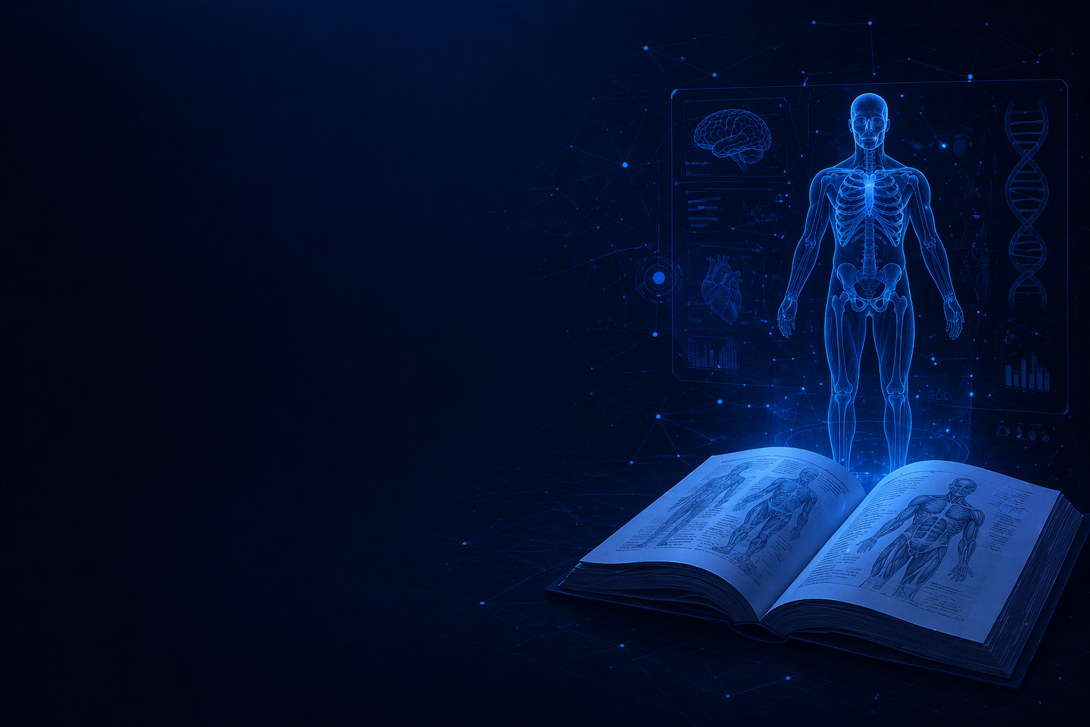 Cerebro y libro representativos de modo estudio
